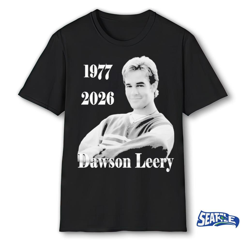 Dawson Leery 1977-2026 James Van Der Beek Deceased shirt