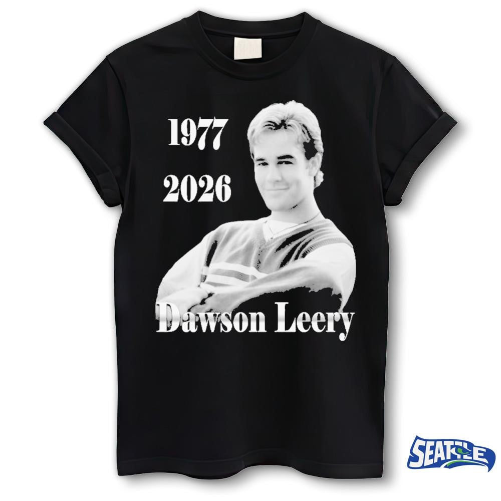 Dawson Leery 1977-2026 James Van Der Beek Deceased shirt