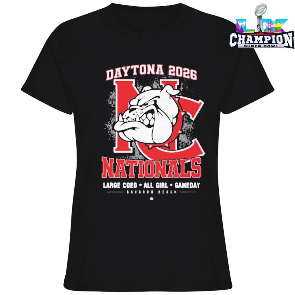 Daytona 2026 Nationals Large Coed All Girl Gameday Shirt