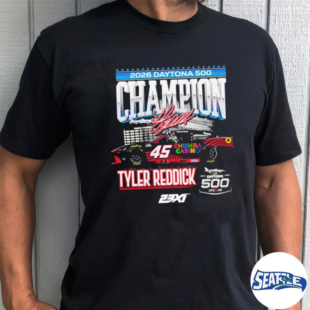 Daytona 500 Champion Tyler Reddick Checkered Flag Sports 2026 shirt