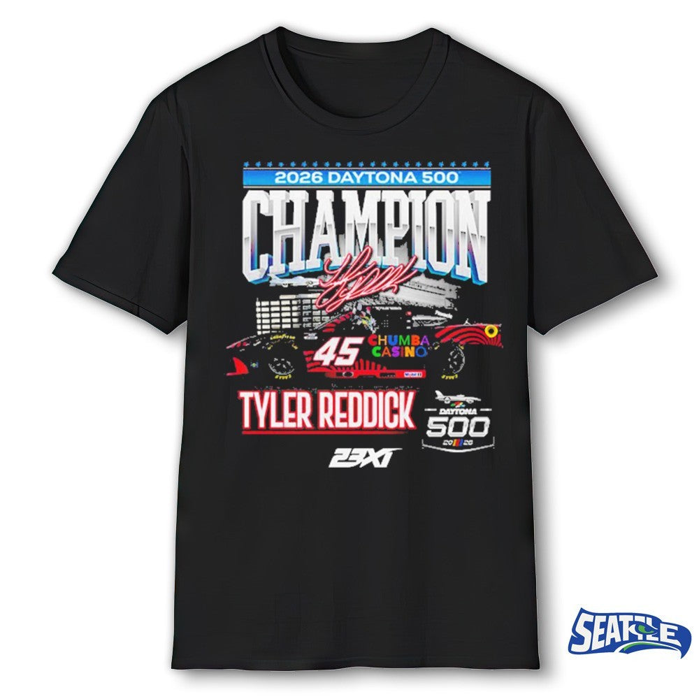 Daytona 500 Champion Tyler Reddick Checkered Flag Sports 2026 shirt