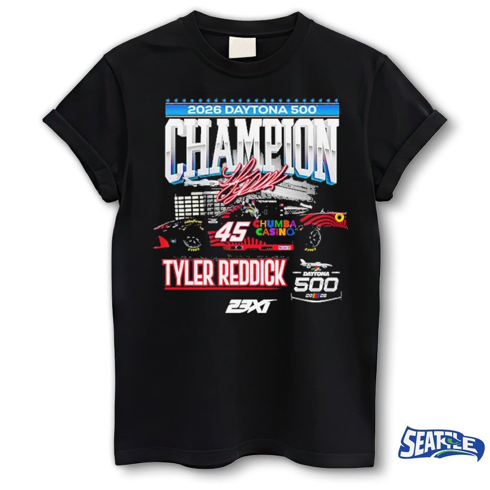 Daytona 500 Champion Tyler Reddick Checkered Flag Sports 2026 shirt