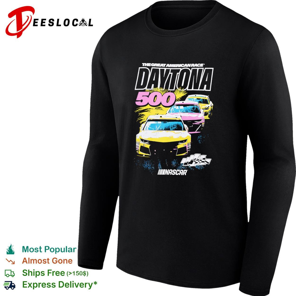 Daytona 500 The Great American Race NASCAR Racing Stock Car Competition Sport shirt