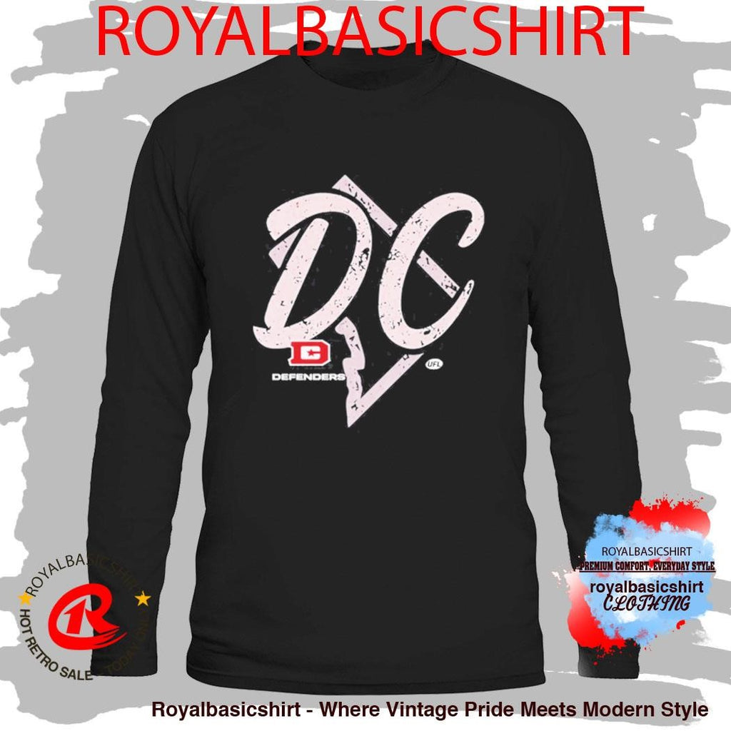 Dc Defenders Ufl State Outline T-shirt