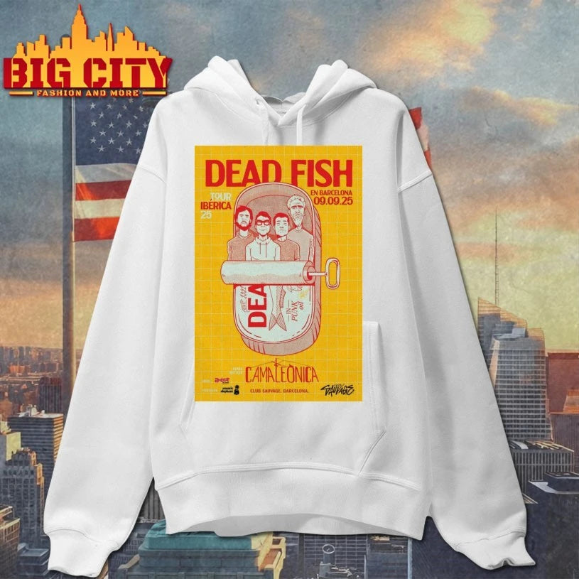 Dead Fish 09 09 2025 Club Sauvage, Barcelona, Catalunya Poster Shirt