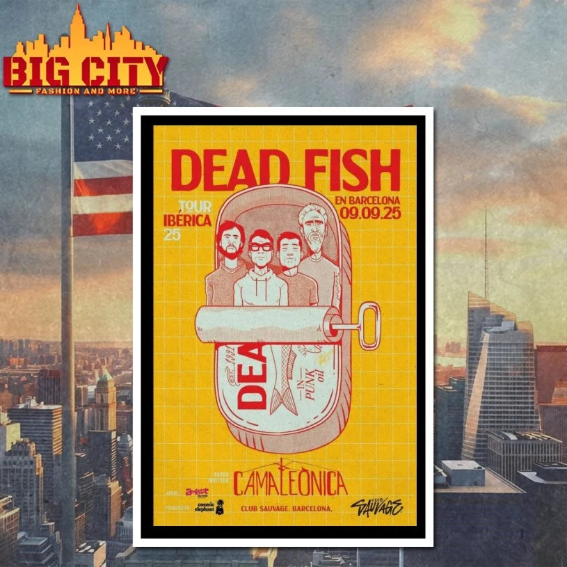 Dead Fish Sep 9, 2025 Club Sauvage, Barcelona, Catalunya, Spain Poster Shirt