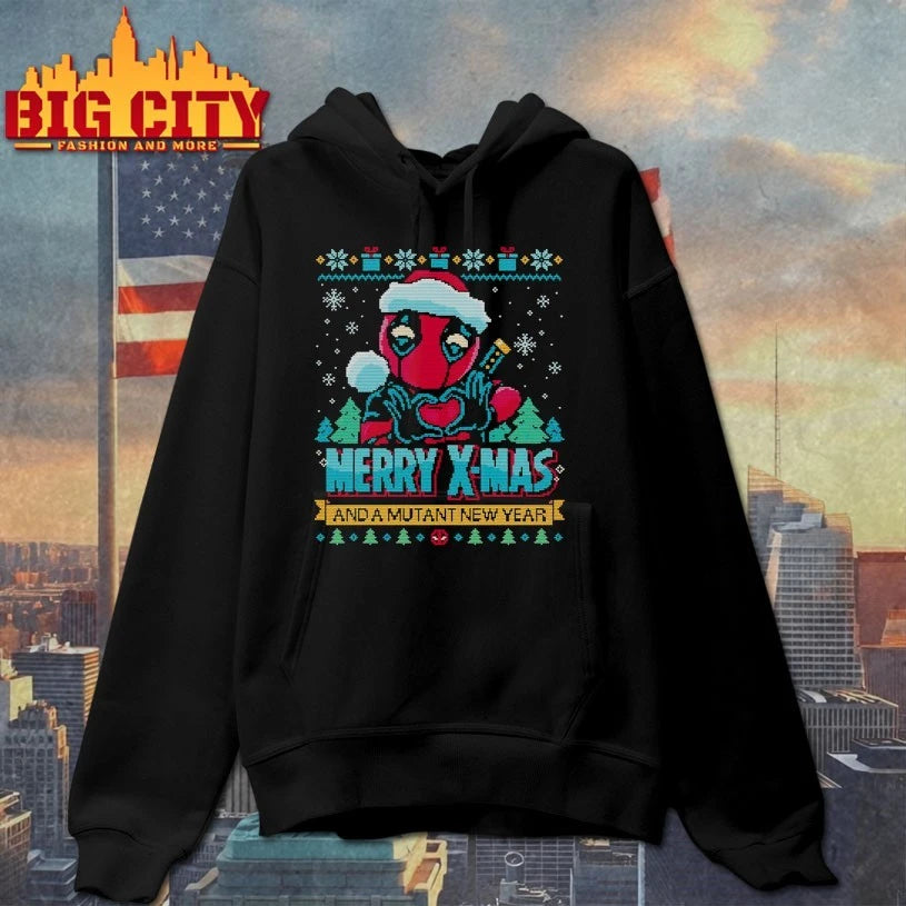 Deadpool Merry x-mas and a mutant new year ugly christmas shirt