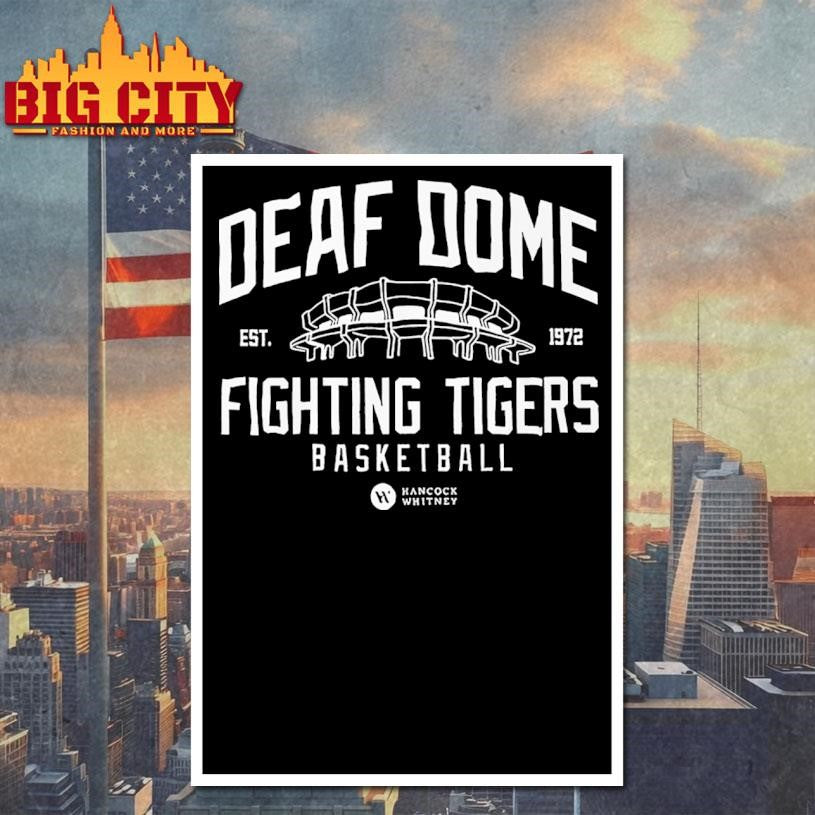 Deaf dome fighting tigers basketball shirt
