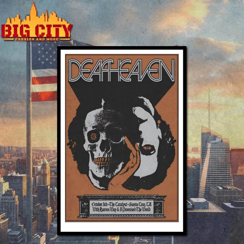 Deafheaven Santa Cruz Tour On Oct 3 2025 Poster shirt