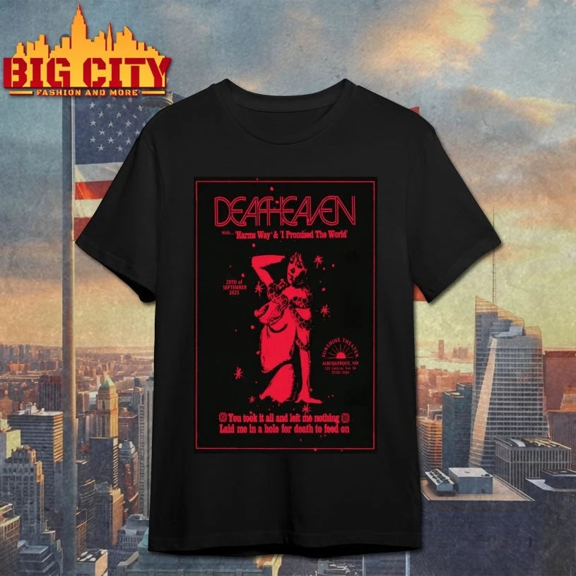 Deafheaven Sep 29 2025 Sunshine Theater In Albuquerque NM Poster shirt