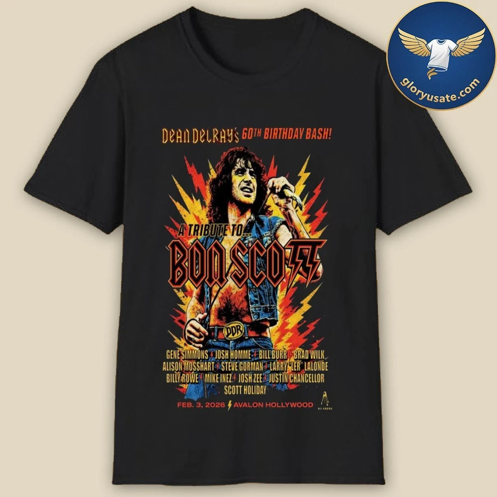 Dean Delray 60th Birthday Bash February 3 2026 Avalon Hollywood Poster Shirt