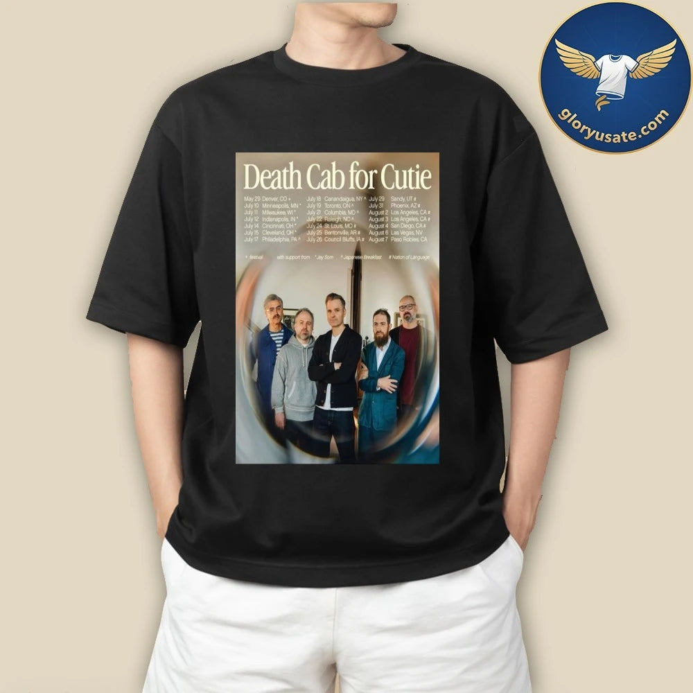 Death Cab For Cutie North America Summer 2026 Poster Dates Shirt