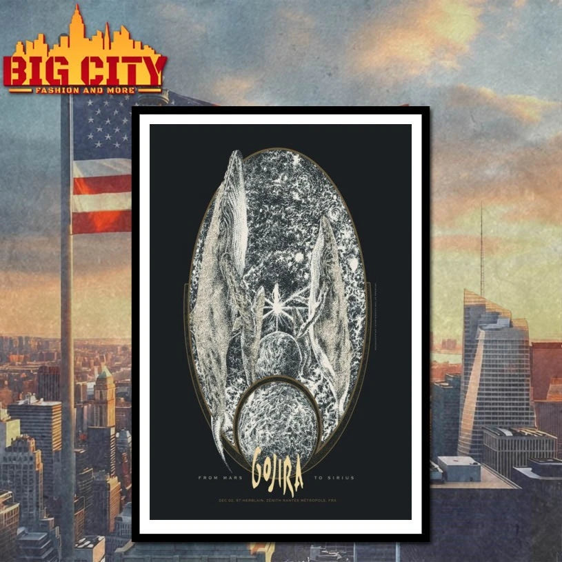 Dec 2 2025 Zenith de Nantes Metropole Nantes France Gojira Poster shirt