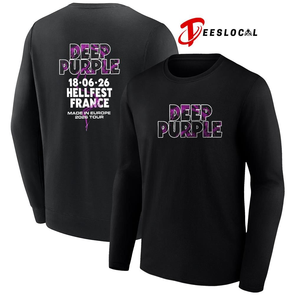Deep Purple Hellfest made in Europe tour shirt
