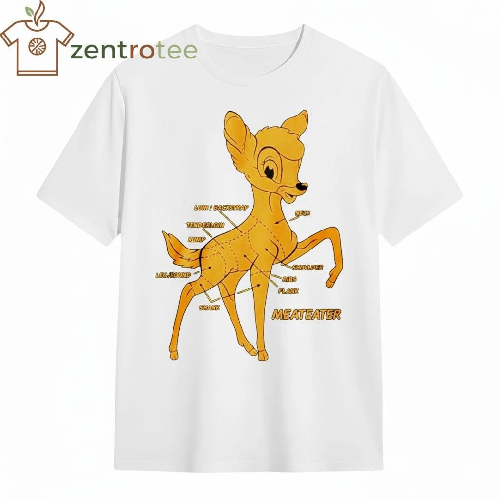 Deer Butchering Bambi Meateater tee