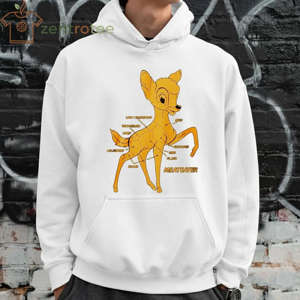 Deer Butchering Bambi Meateater tee