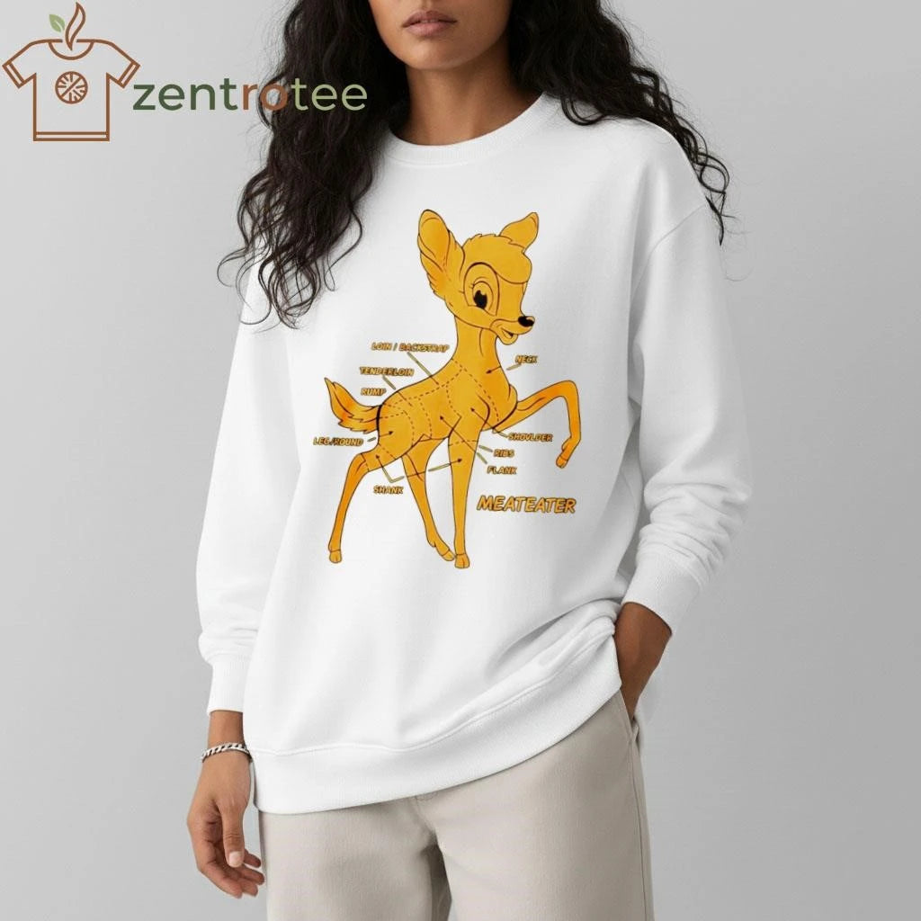 Deer Butchering Bambi Meateater tee