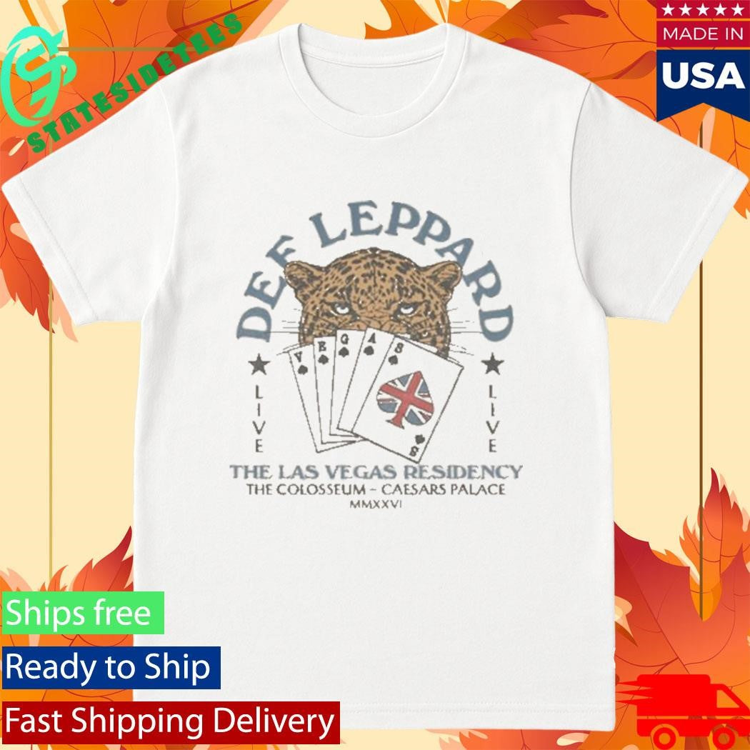 Def Leppard The Las Vegas Residency Card T-Shirt