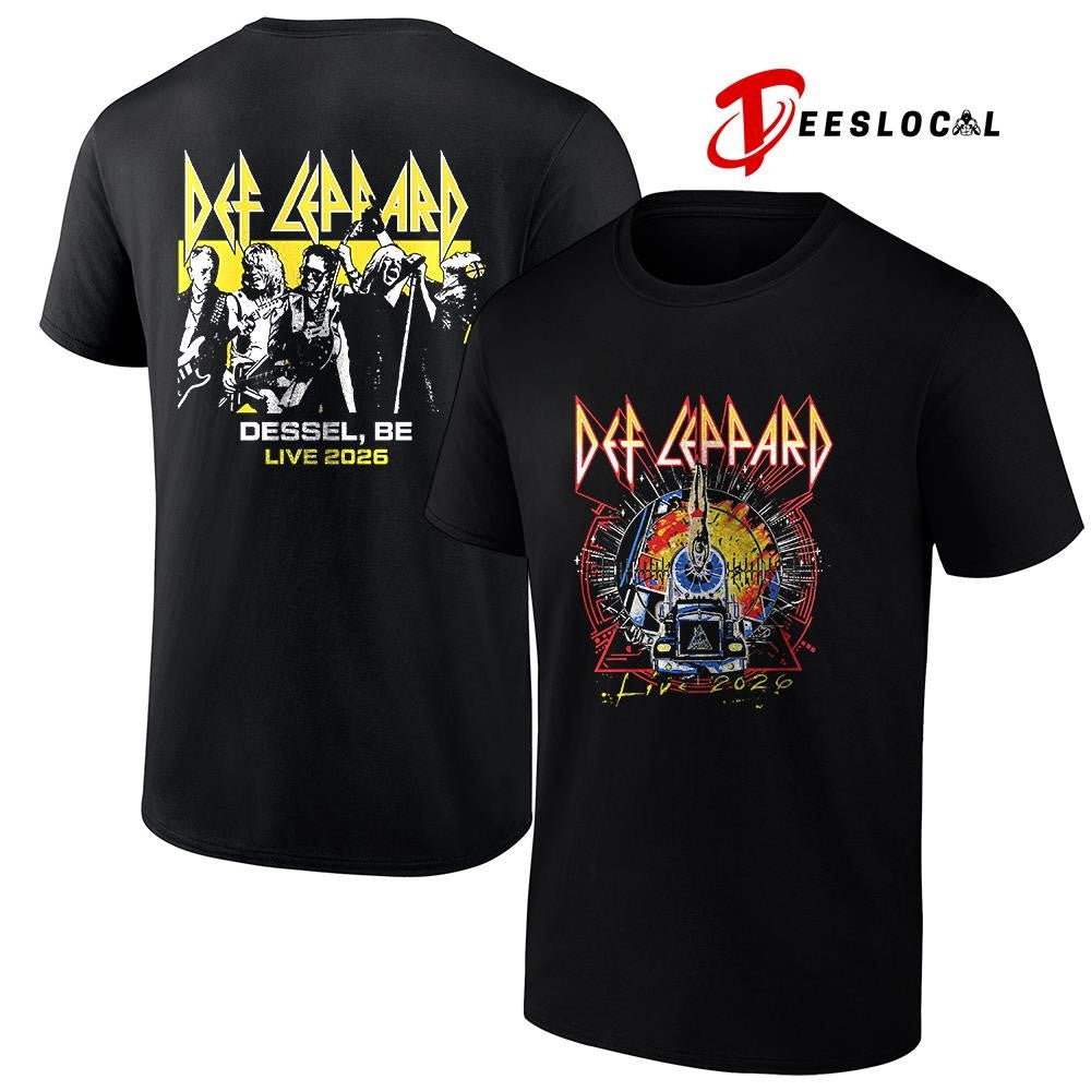 Def Leppard tour UK and EU Dessel Belgium event shirt