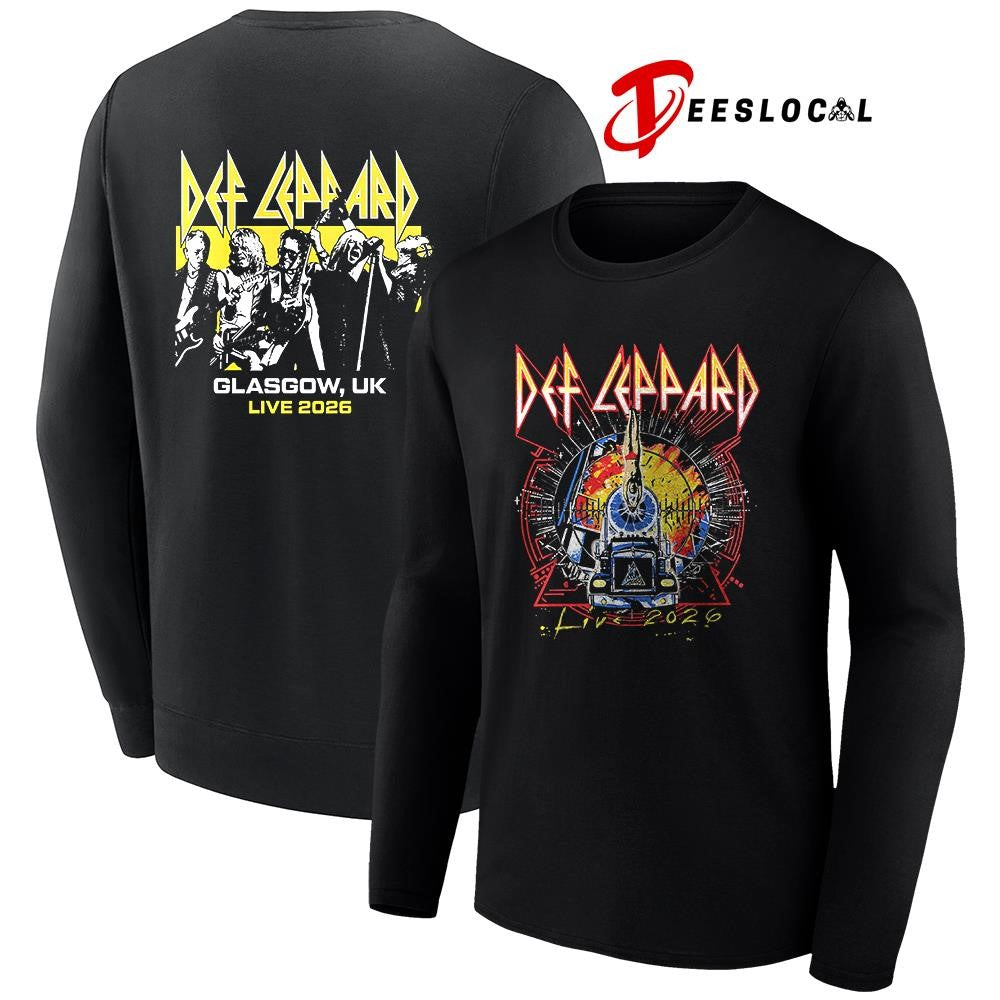 Def Leppard tour UK and EU Glasgow UK event shirt