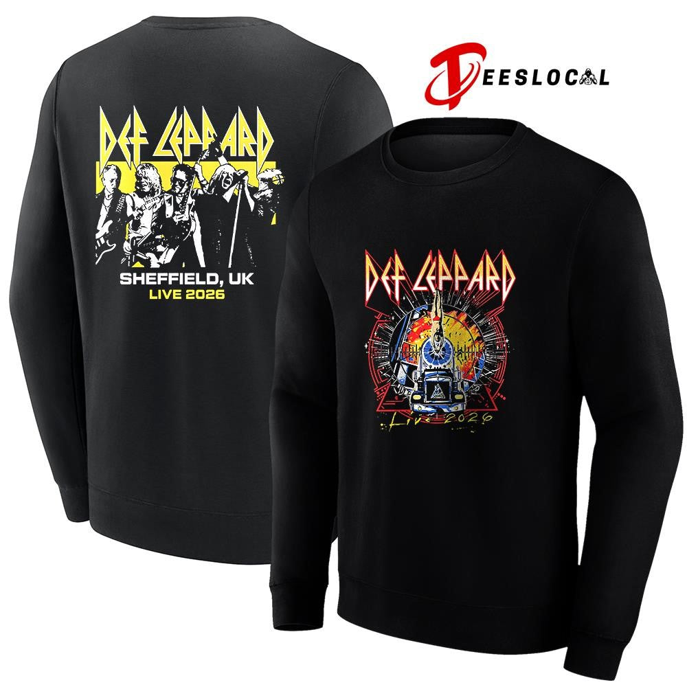 Def Leppard tour UK and EU Sheffield UK event shirt
