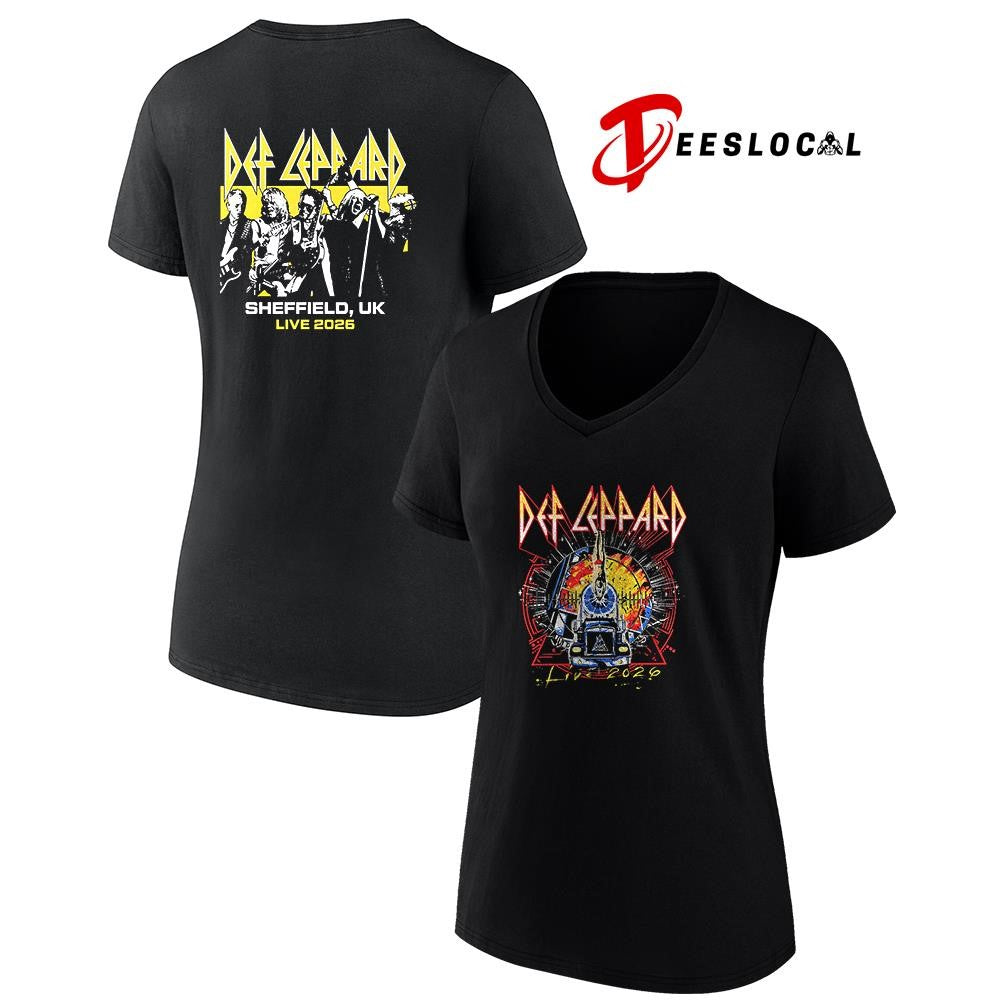 Def Leppard tour UK and EU Sheffield UK event shirt