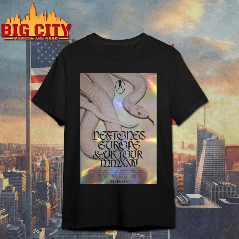 Deftones Merch EU UK Tour 2026 Tour Dates Poster Shirt