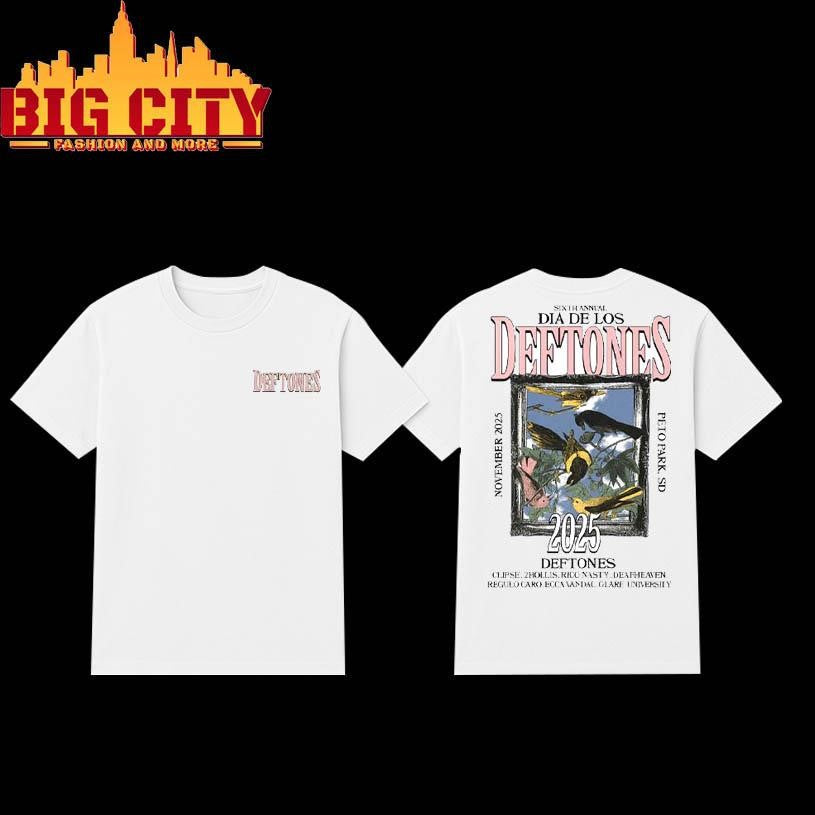 Deftones Tour 2025 Two Sided Shirt