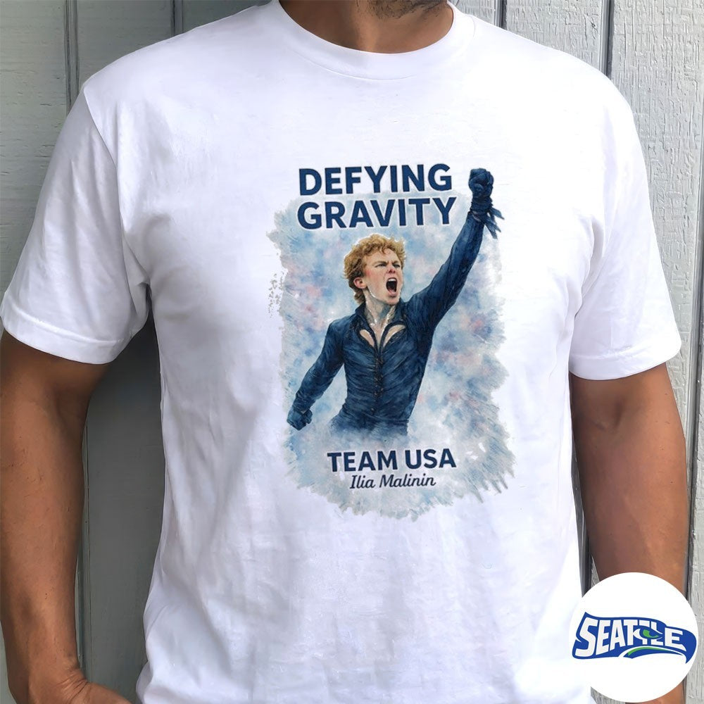 Defying Gravity Team USA Ilia Malinin Milano Cortina 2026 shirt