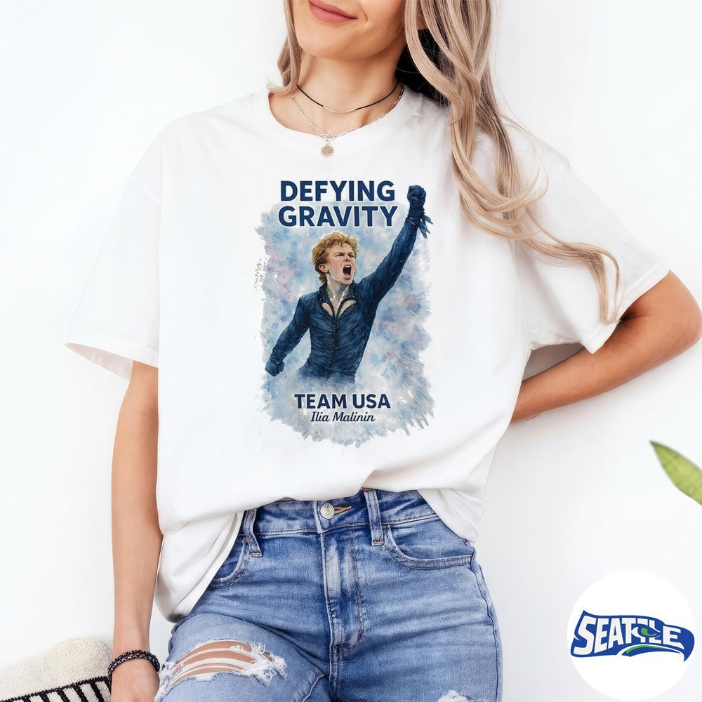 Defying Gravity Team USA Ilia Malinin Milano Cortina 2026 shirt