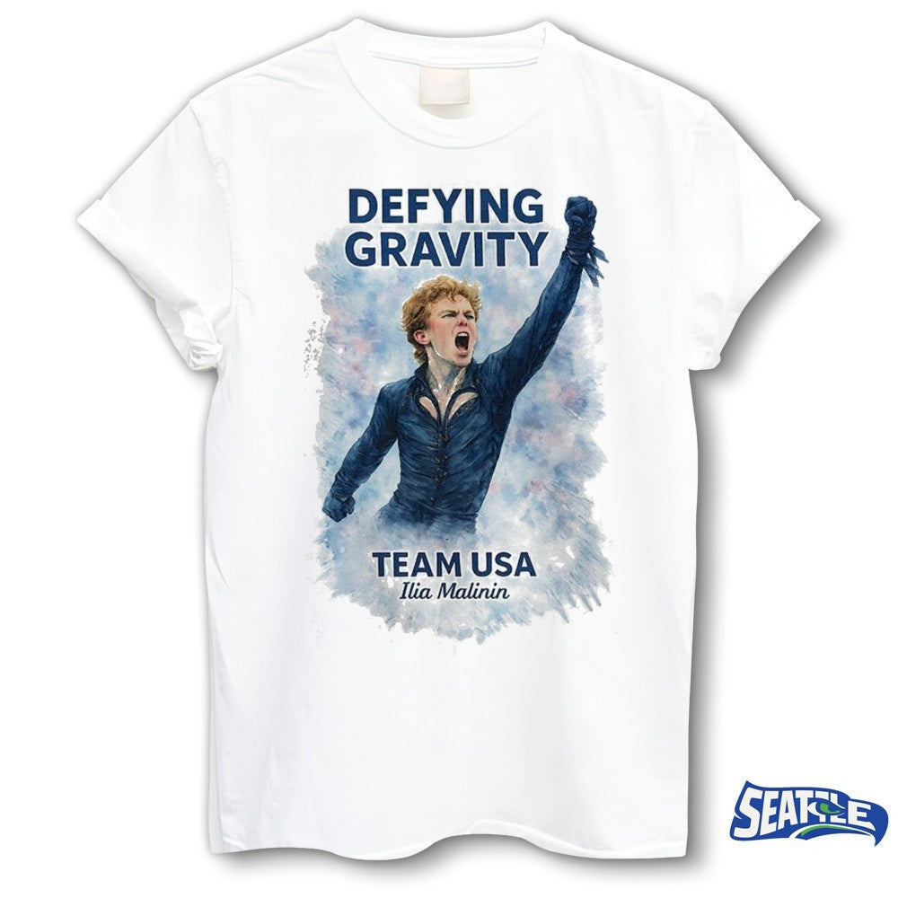 Defying Gravity Team USA Ilia Malinin Milano Cortina 2026 shirt