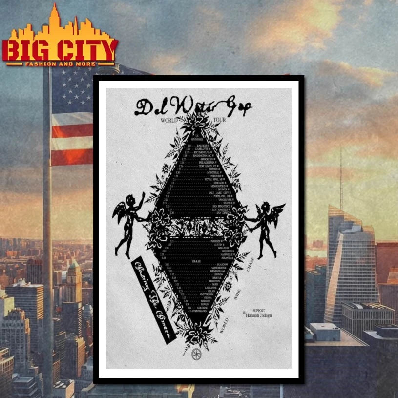 Del Water Gap World Tour 2026 Poster Shirt
