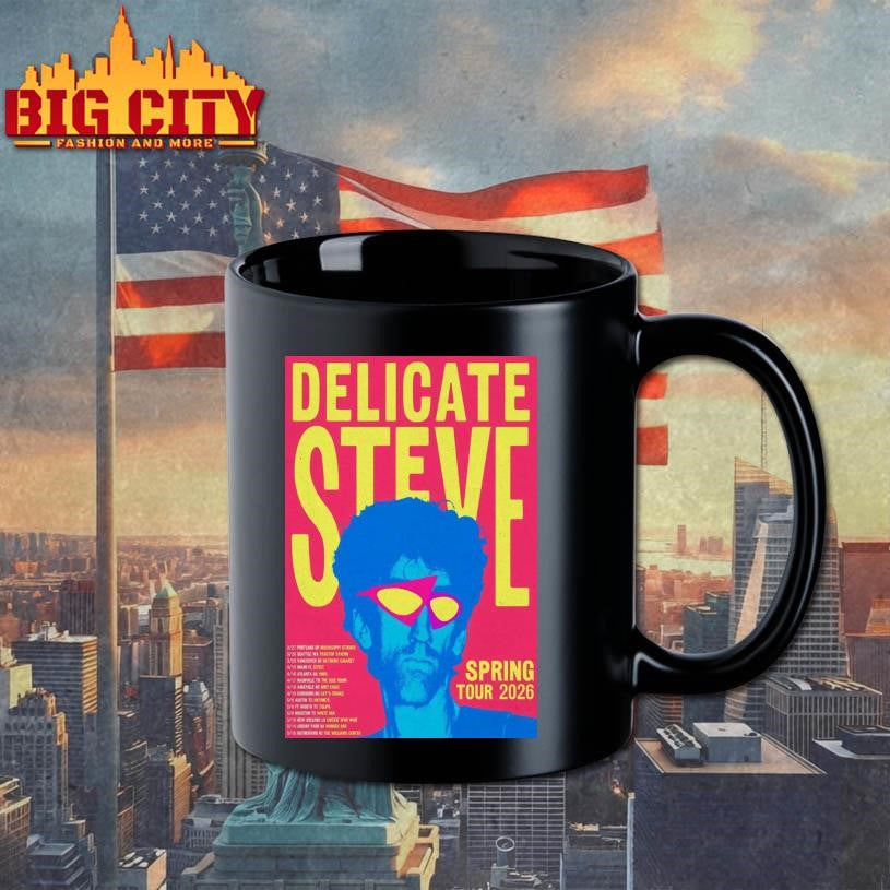 Delicate Steve Announces Spring Tour 2026 Poster Shirt