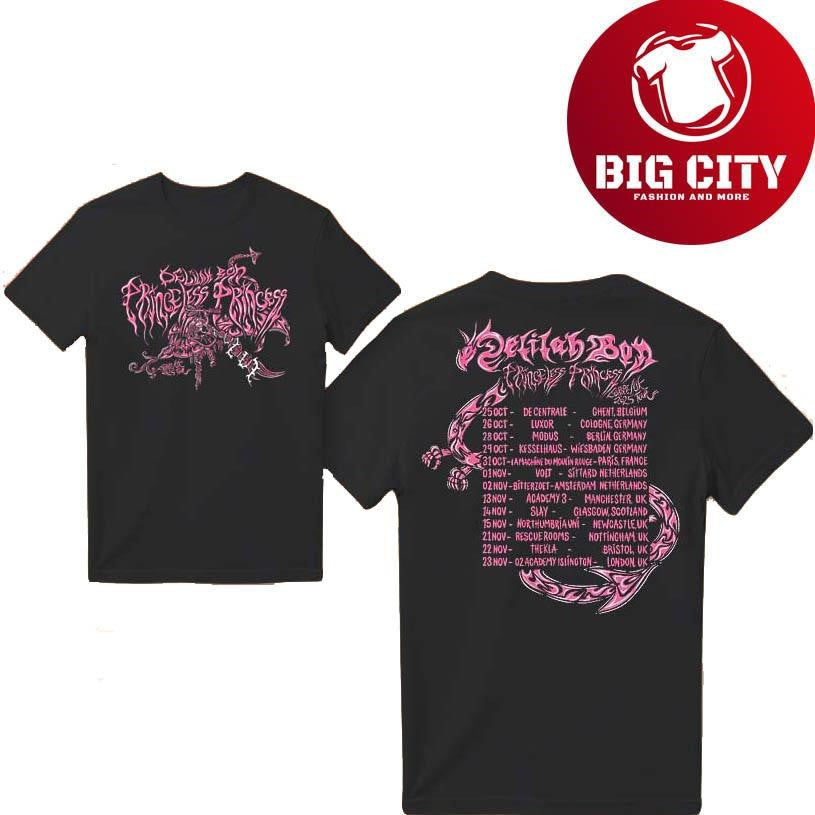 Delilah Bon Europe &amp; UK 2025 Tour Two Sided Shirt