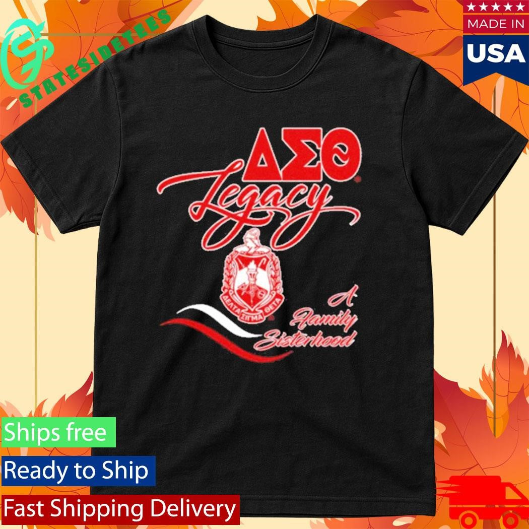 Delta Sigma Theta Δσθ Legacy Glitter Screen Shirt
