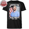 Demanding justice for Alex Jeffery Pretti 1988-2026 American Flag Hoodie T-Shirt