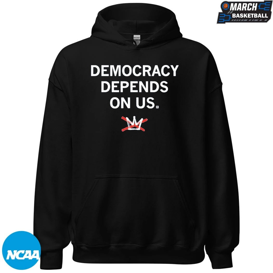 Democracy Depends On Us T-shirts