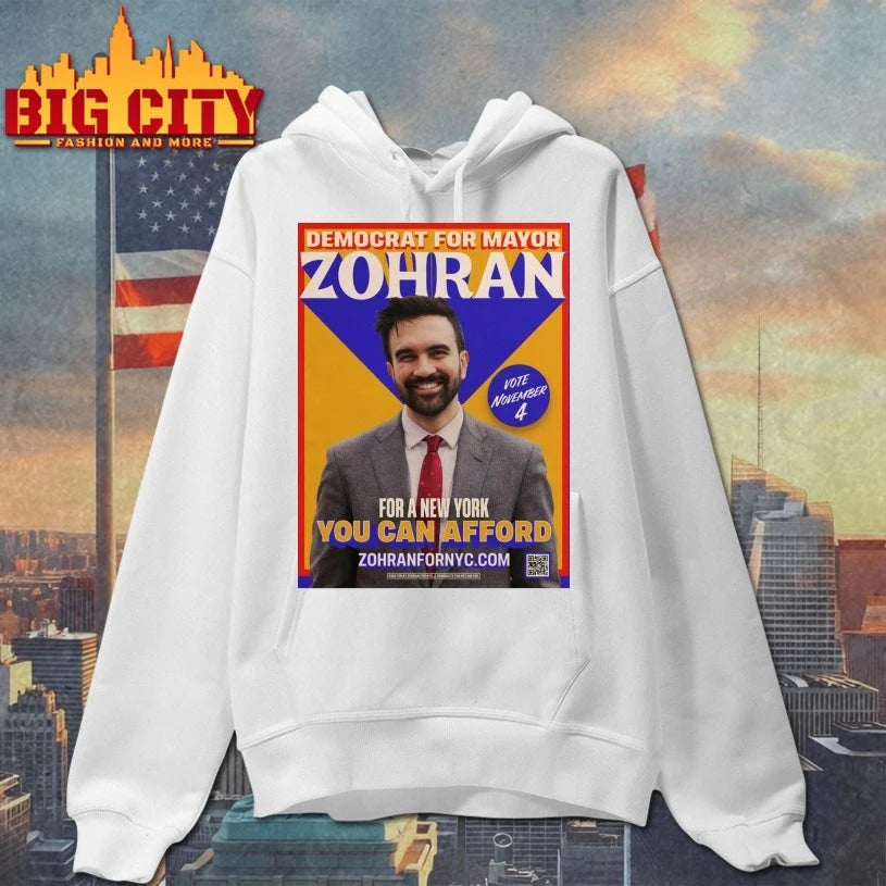 Democrats For Mayor Zohran For a New York You Can Afford poster shirt
