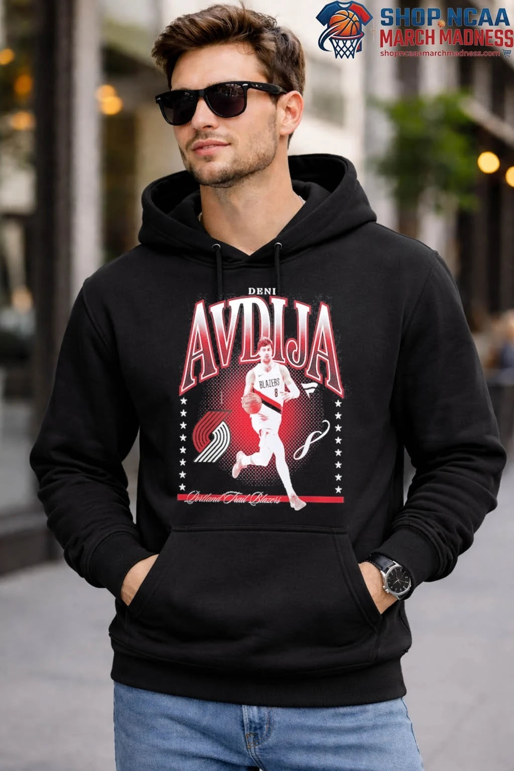 Deni Avdija Portland Trail Blazers Hype T-Shirt