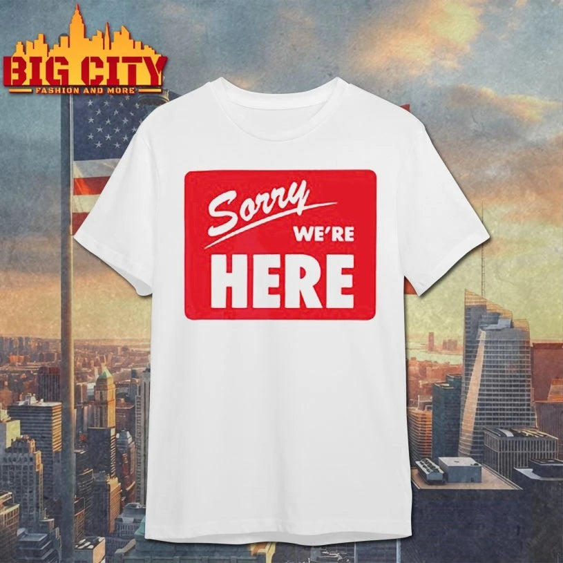 Denim Tears Sorry We’re Here shirt
