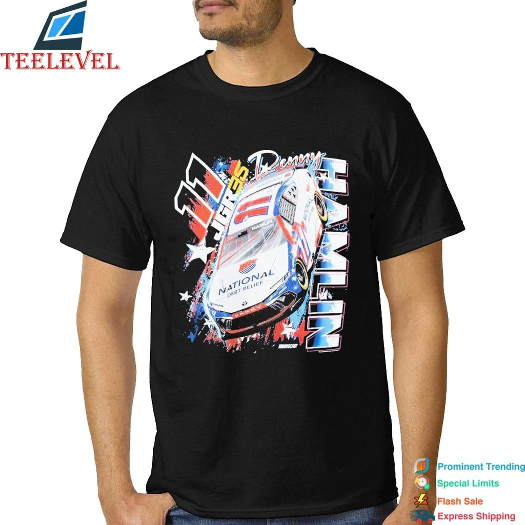 Denny Hamlin Joe Gibbs Racing Team #11 Debt Relief Shirts