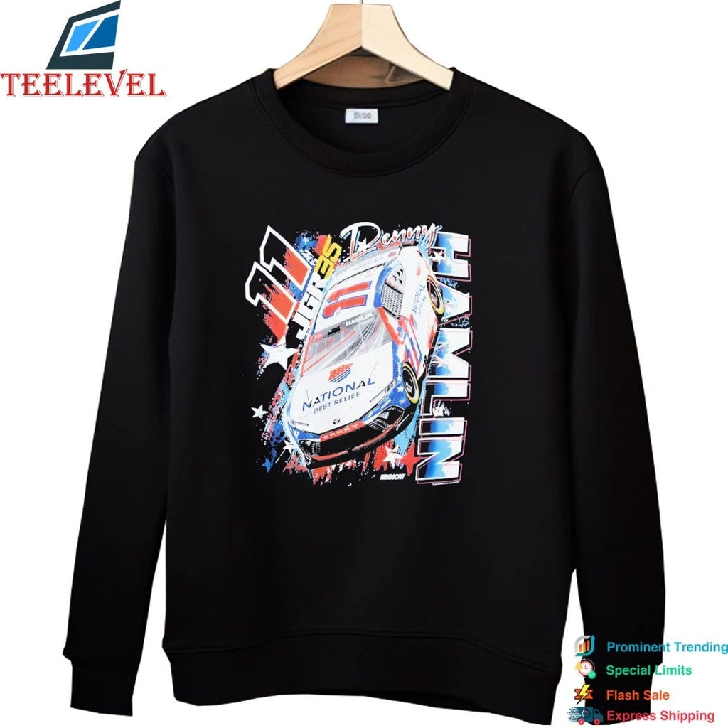 Denny Hamlin Joe Gibbs Racing Team #11 Debt Relief Shirts