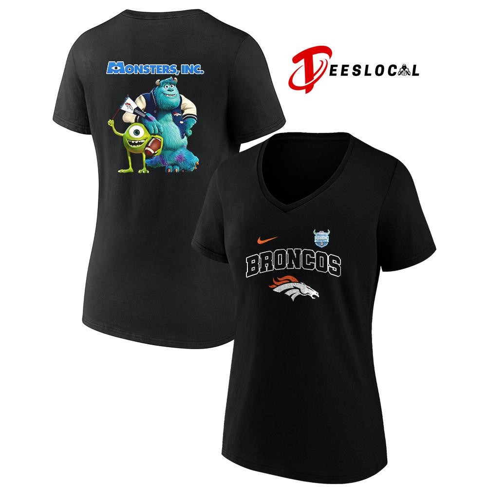 Denver Broncos x Monster Inc Funday cartoon shirt