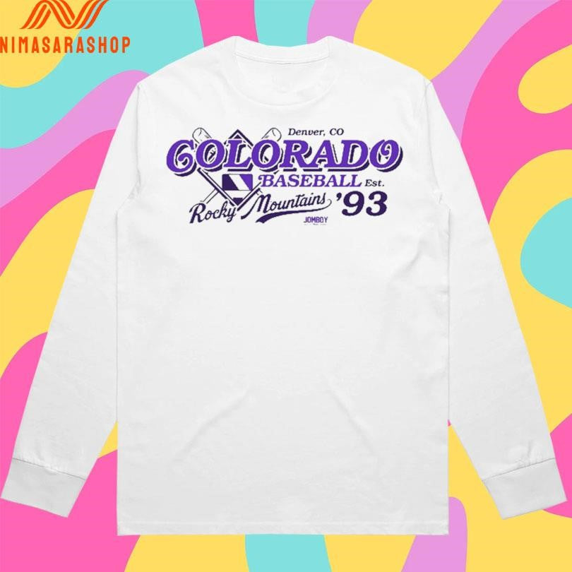 Denver Co Colorado Baseball Est ’93 Rocky Mountains Shirts