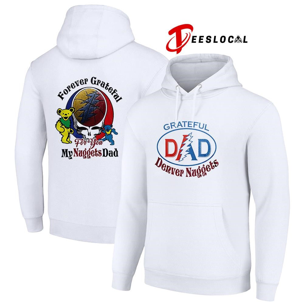 Denver Nuggets x Grateful Dead Father Day forever Grateful logo shirt
