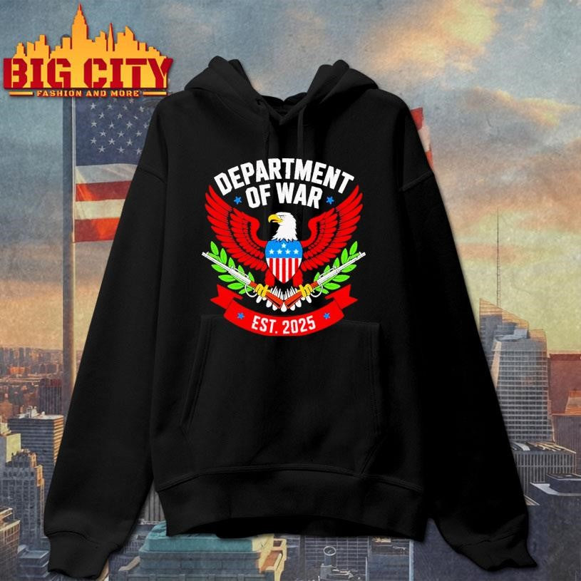 Department Of War Est 2025 Red Eagle Shirt