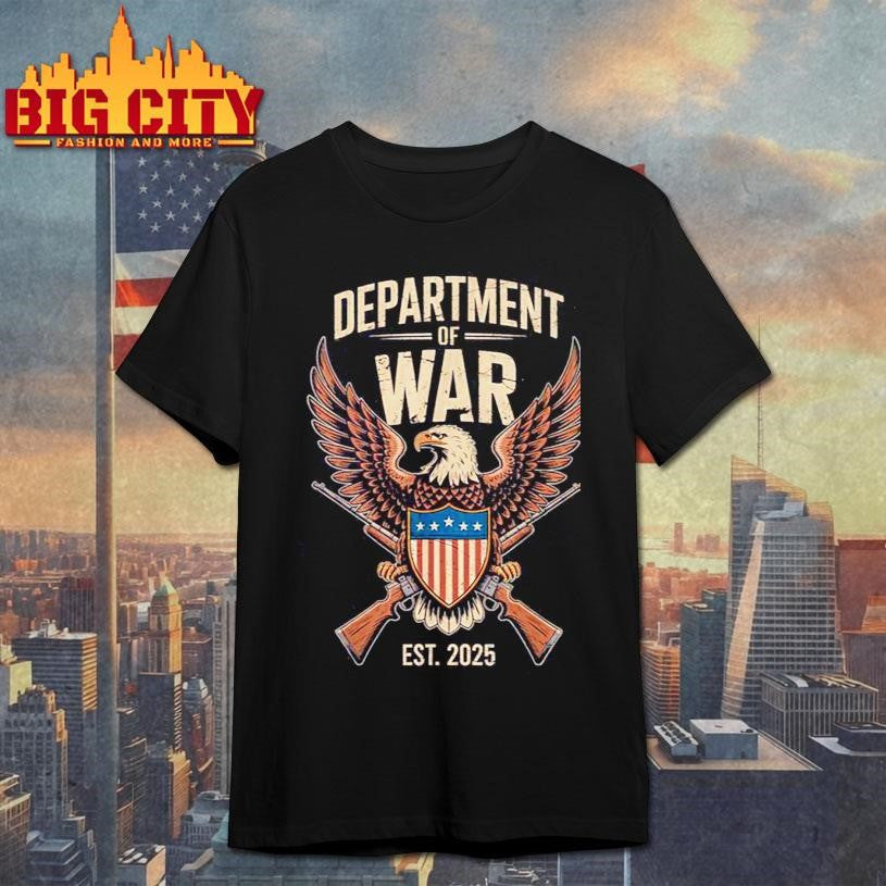 Department Of War Established 2025 Dow Shirt