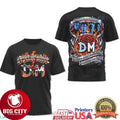 Depeche Mode Strangelove Machine DM Rose Flame Double Sided Band Two Sided Shirt