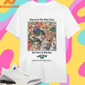 Depression Has Many Faces But There Is Only One Tablets Jets Swallow The Pain Enjoy The Game Shirts
