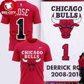 Derrick Rose x Chicago Bulls 2008-2016 Tribute Night 2026 Two Sided Shirt